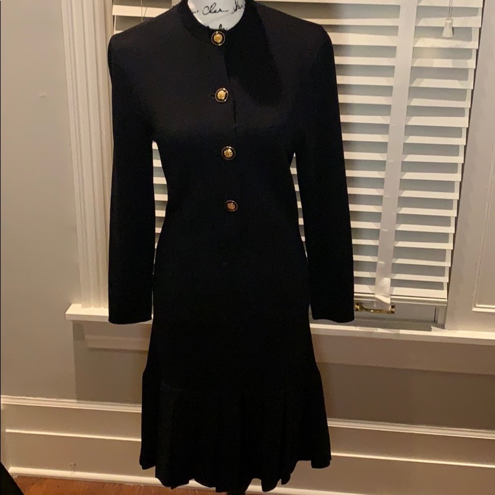 St. John’s Vintage Black Midi Dress